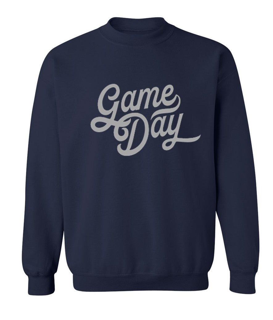 Game Day in Grey on Navy - Several Styles to Choose From!