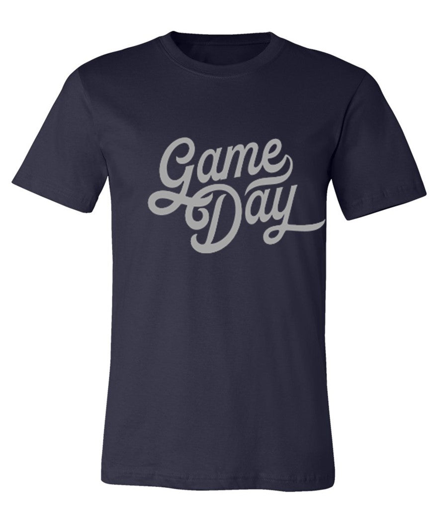 Game Day in Grey on Navy - Several Styles to Choose From!