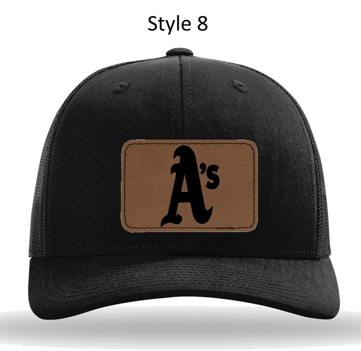 Kewanee A's - Richardson 112 Hats with Rectangle Patch on Front