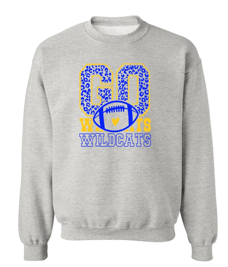 Copy of Galva Wildcats Football on Grey - Several Styles to Choose From!