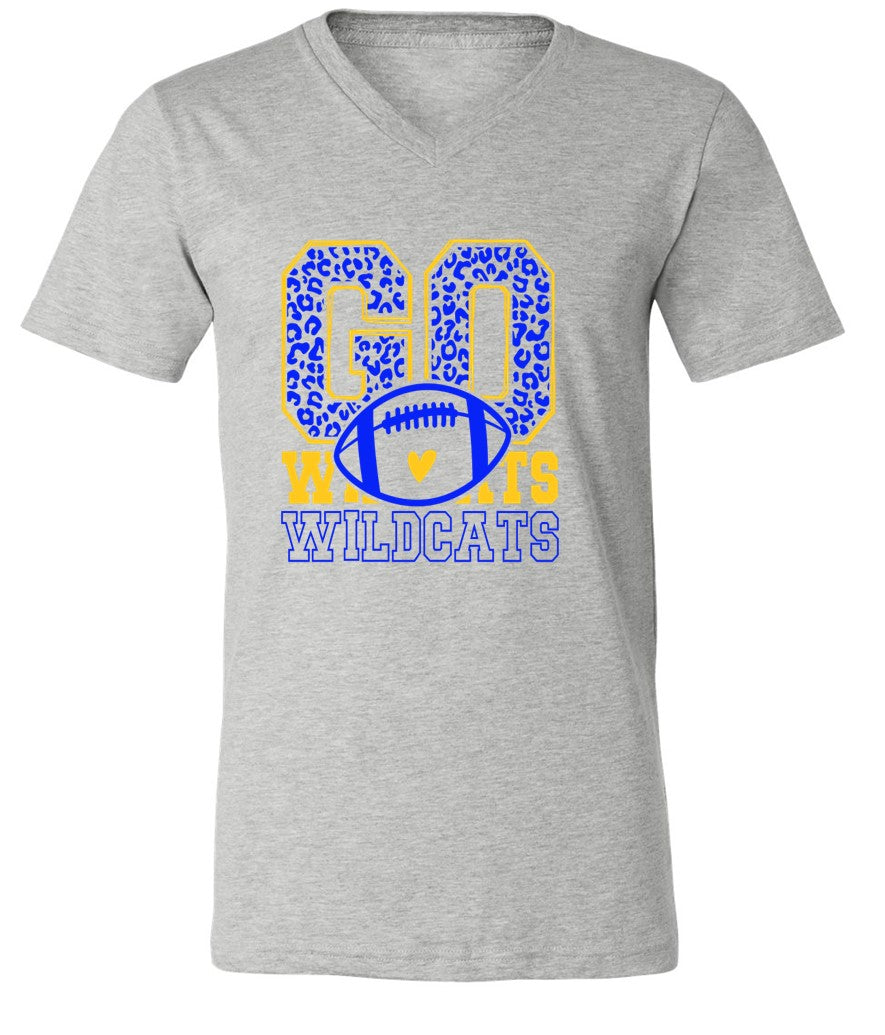 Copy of Galva Wildcats Football on Grey - Several Styles to Choose From!