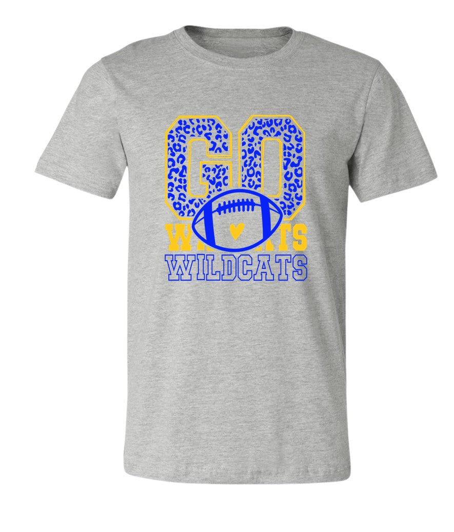 Copy of Galva Wildcats Football on Grey - Several Styles to Choose From!