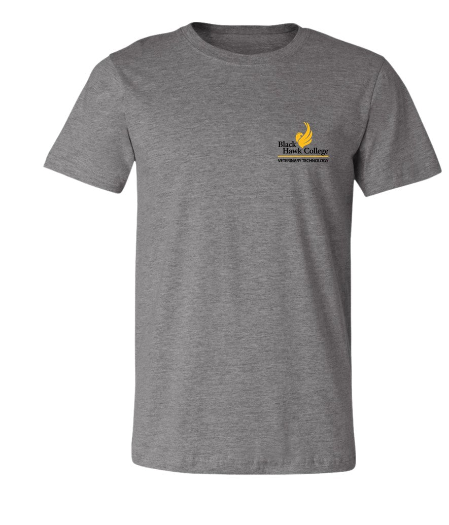 Black Hawk Veterinary Technology - Pocket Logo on Deep Heather - Several Styles to Choose From!