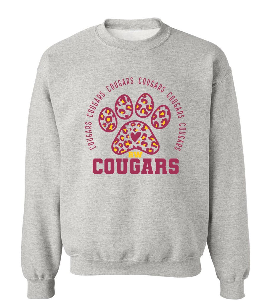 Paw Print on Grey - Several Styles to Choose From!
