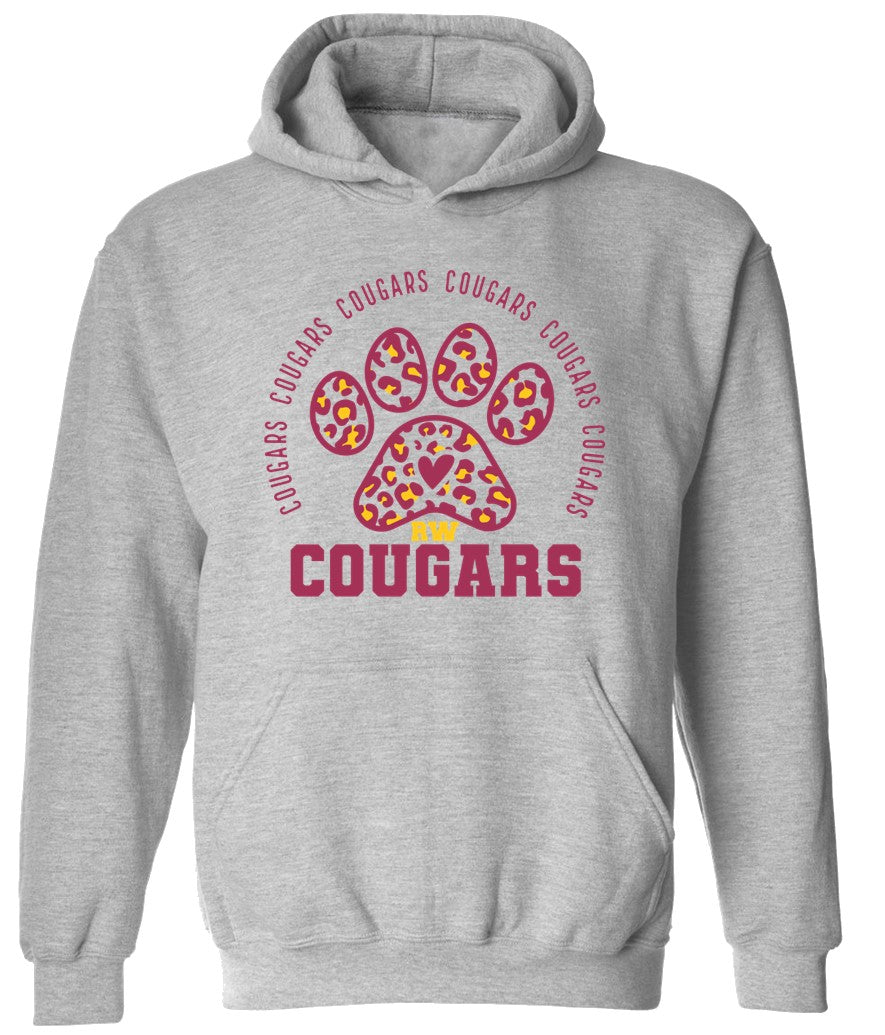 Paw Print on Grey - Several Styles to Choose From!