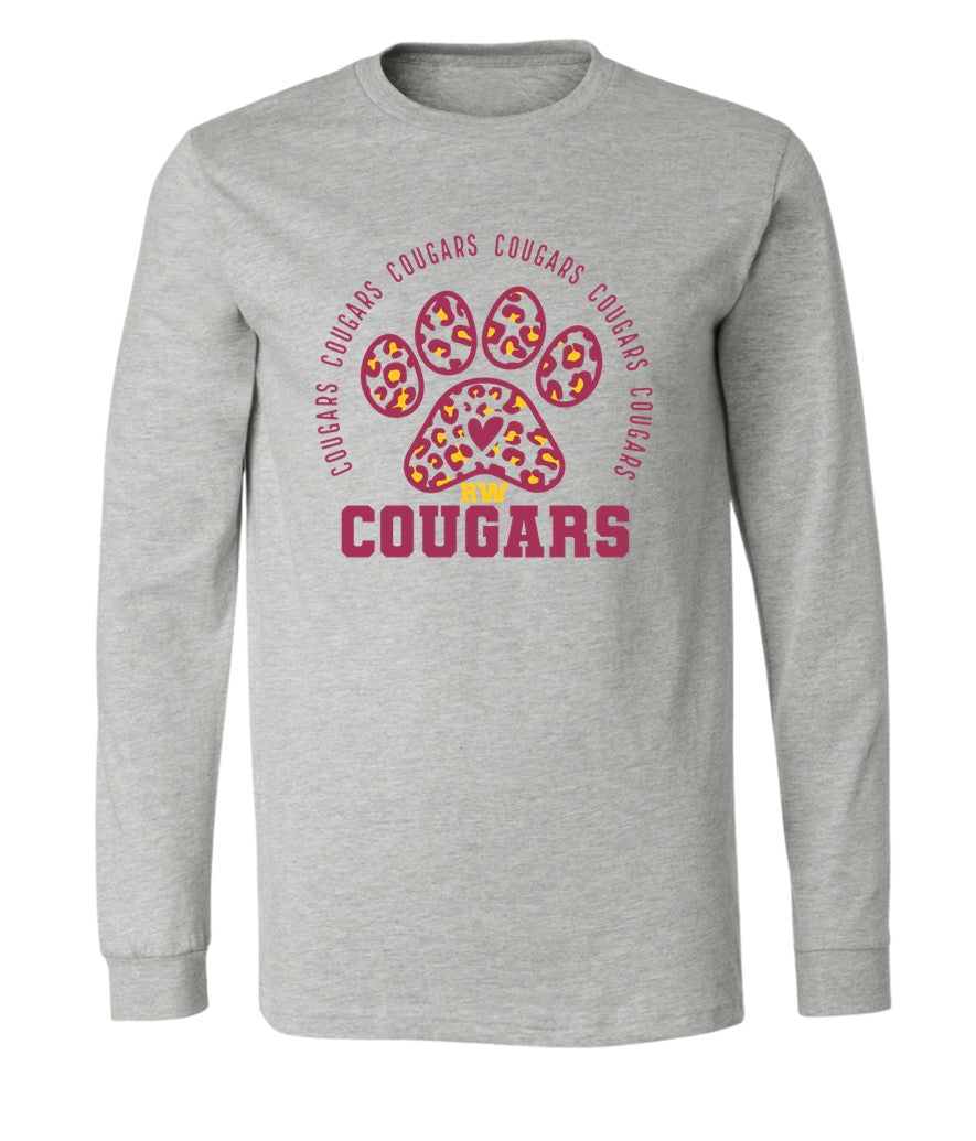 Paw Print on Grey - Several Styles to Choose From!