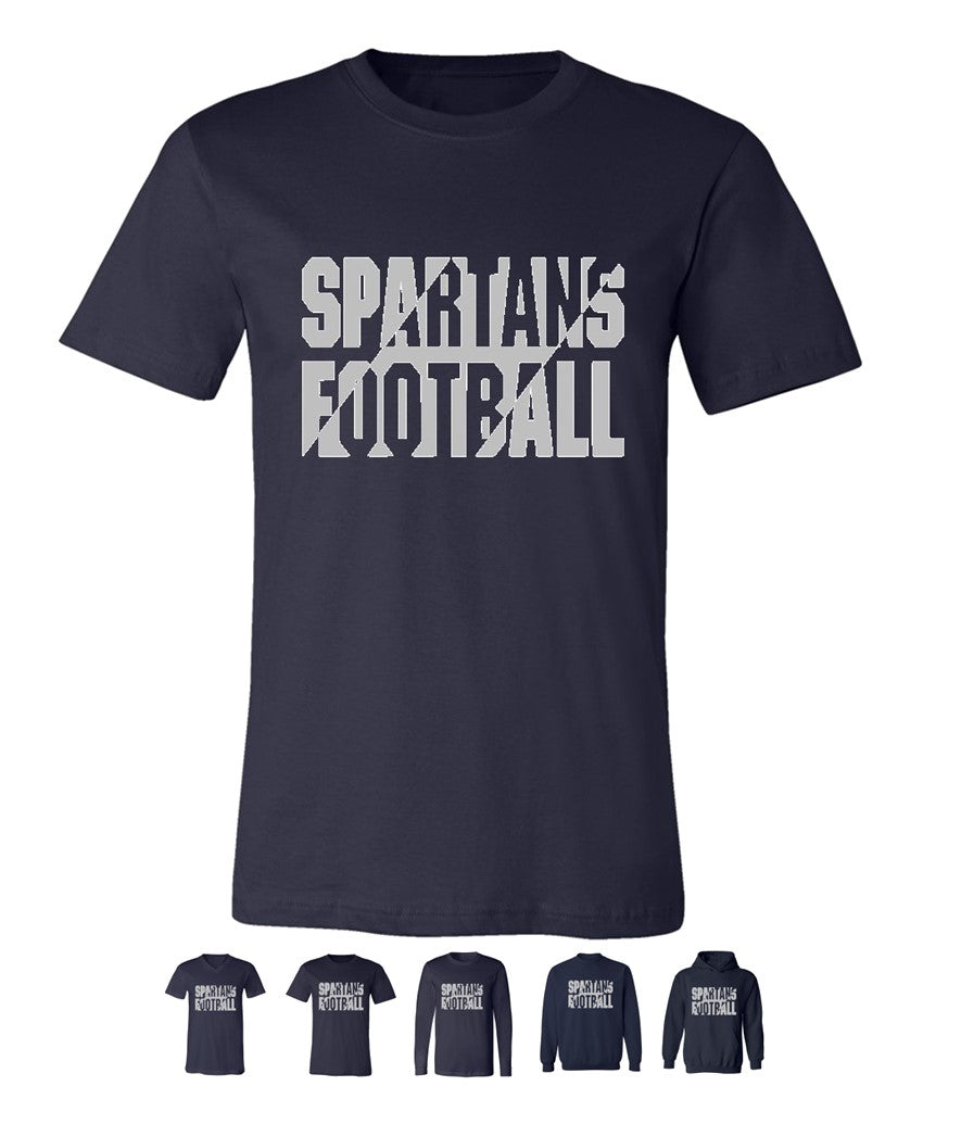 Spartans on Navy - Several Styles to Choose From!