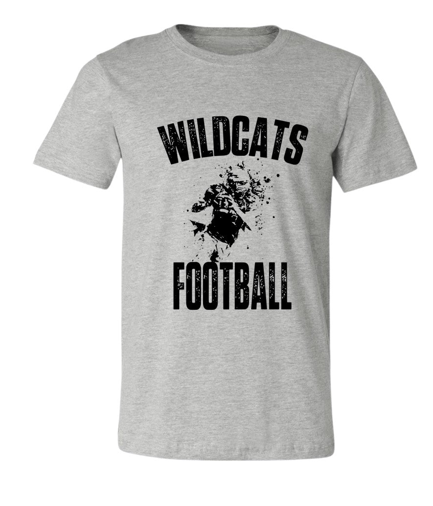 Galva Wildcats Football on Grey - Several Styles to Choose From!