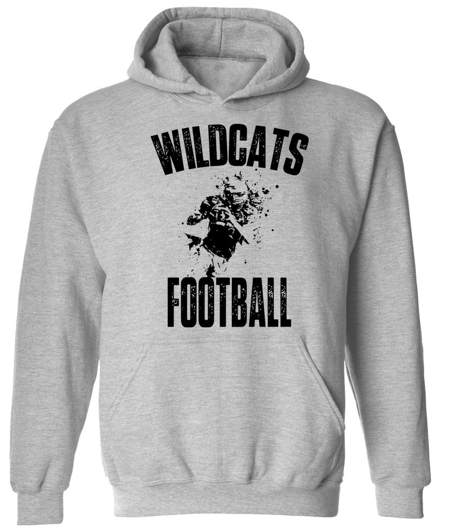 Galva Wildcats Football on Grey - Several Styles to Choose From!
