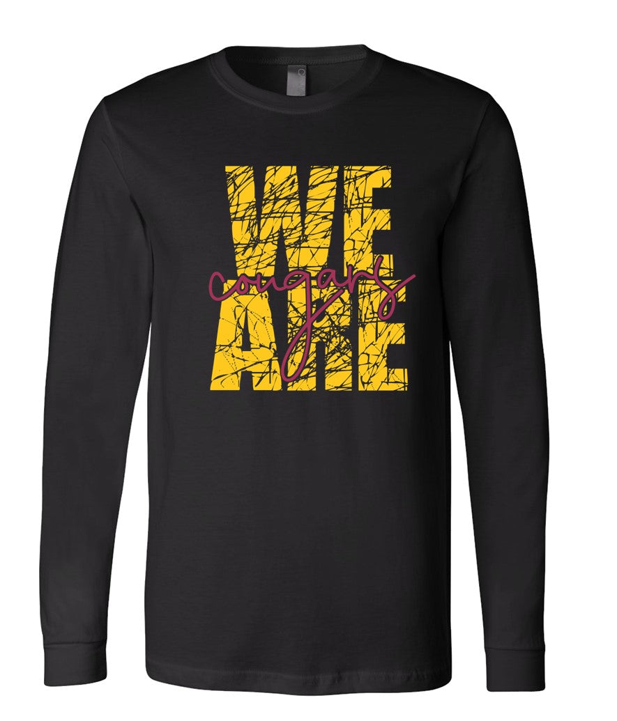 We are Cougars on Black - Several Styles to Choose From!