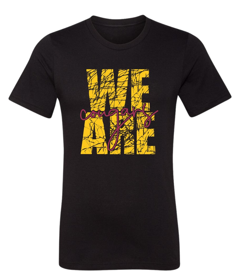 We are Cougars on Black - Several Styles to Choose From!