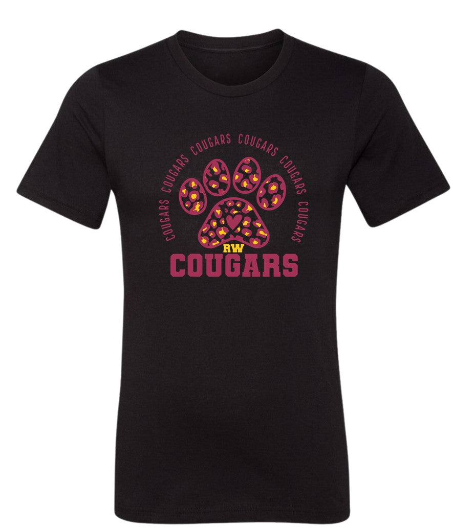 Paw Print on Black - Several Styles to Choose From!