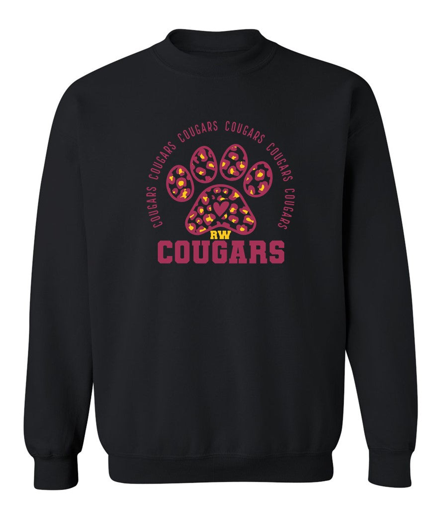 Paw Print on Black - Several Styles to Choose From!