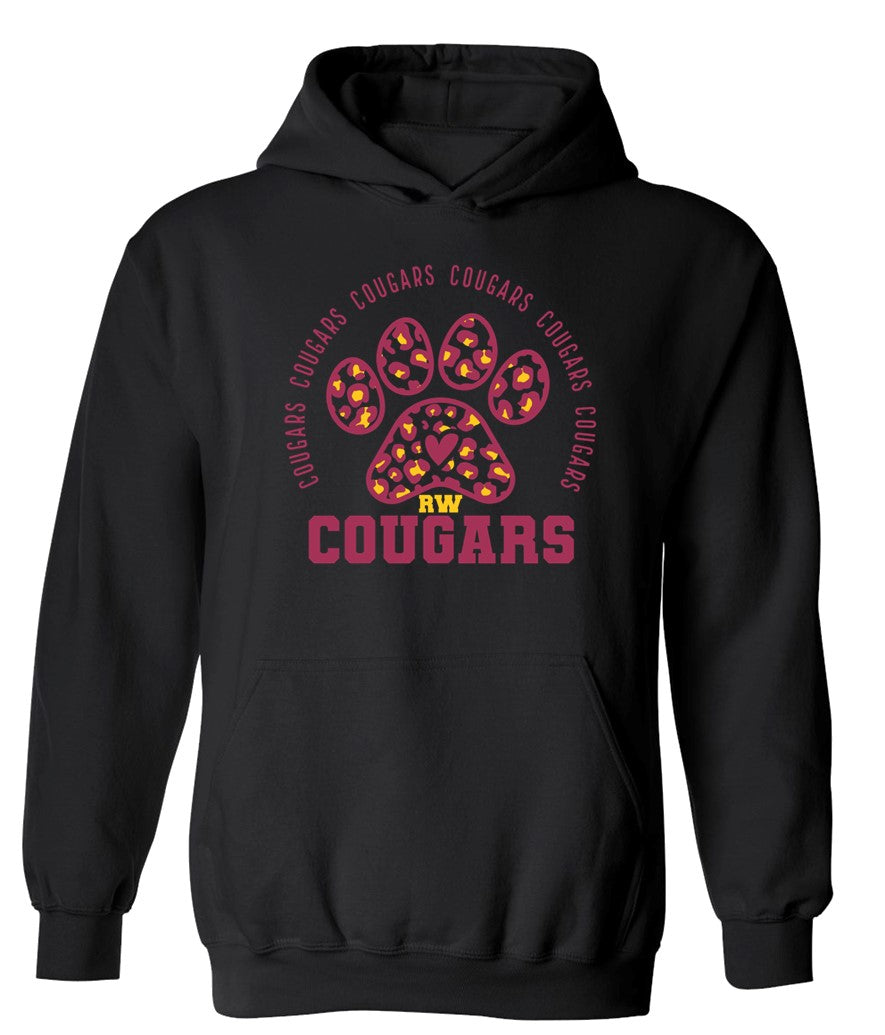 Paw Print on Black - Several Styles to Choose From!