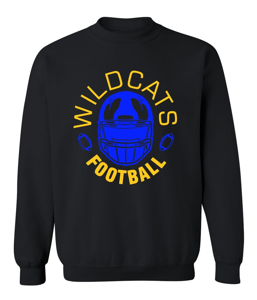 Galva Wildcats Football on Black - Several Styles to Choose From!