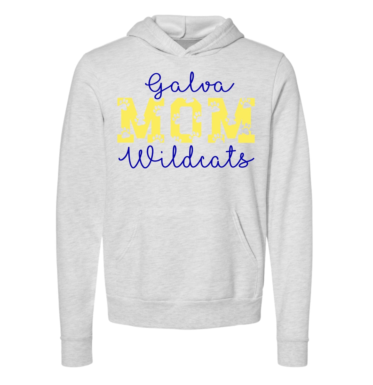 Galva Wildcats Mom - BELLA + CANVAS Brand Hoodie Sweatshirts