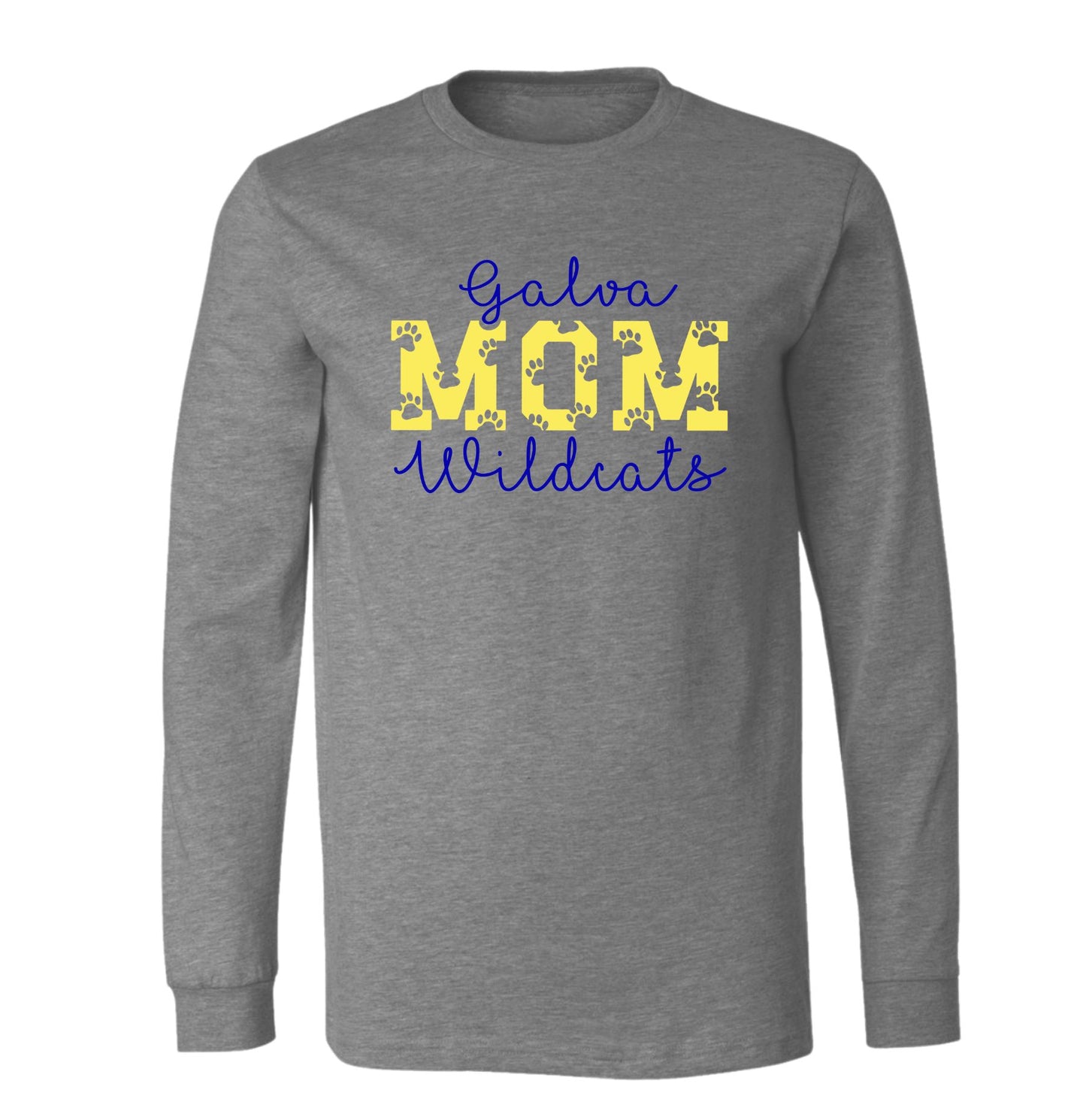 Galva Wildcats Mom - Long Sleeve Tee