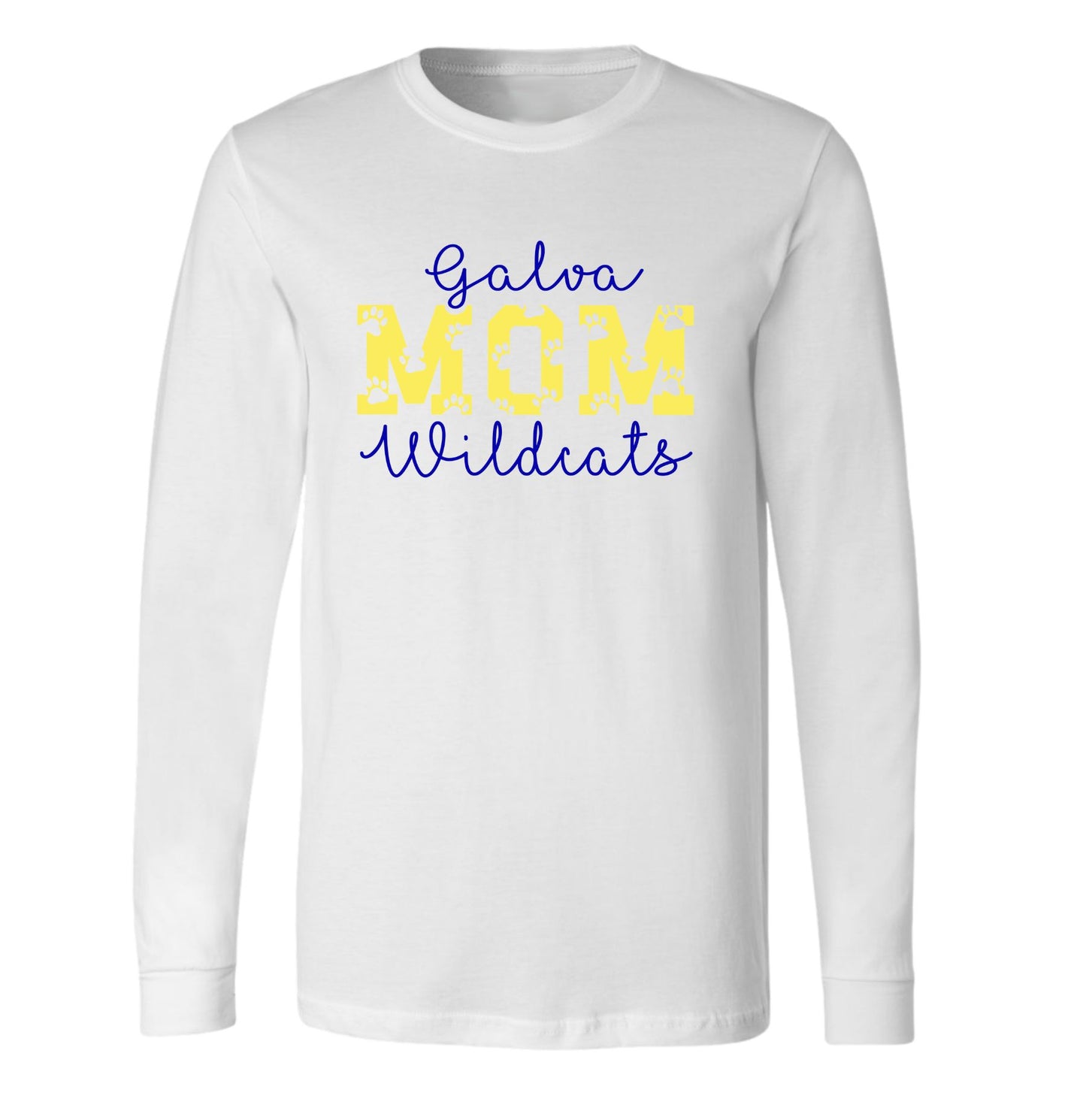 Galva Wildcats Mom - Long Sleeve Tee