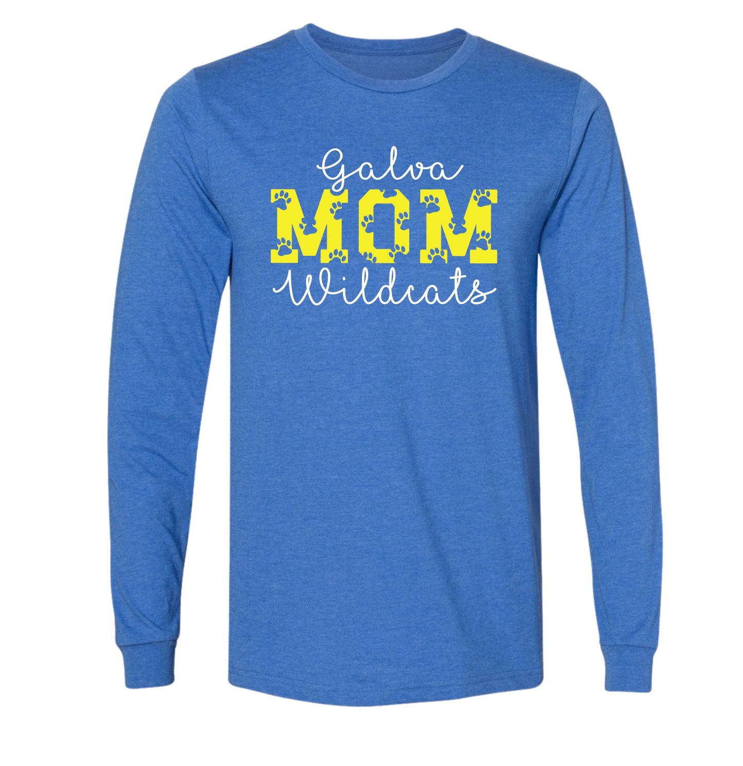Galva Wildcats Mom - Long Sleeve Tee