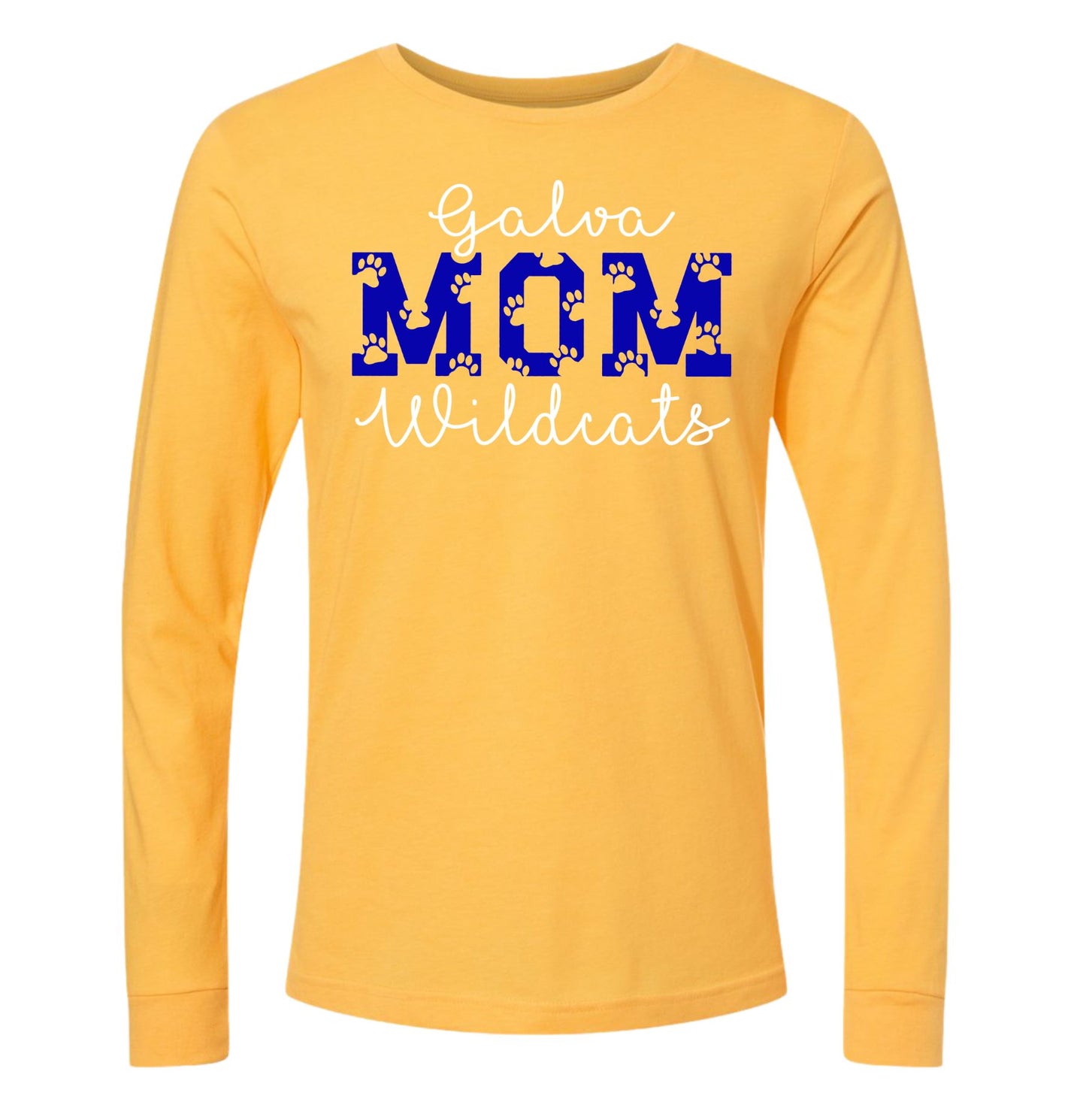 Galva Wildcats Mom - Long Sleeve Tee