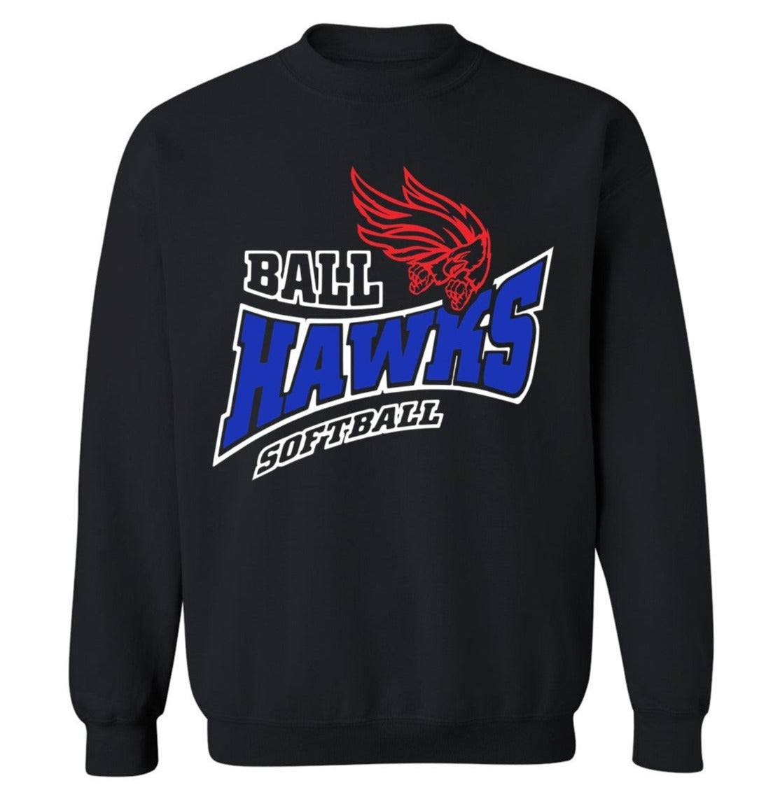 Ballhawks Black shirt with White outline - Lots of style options!