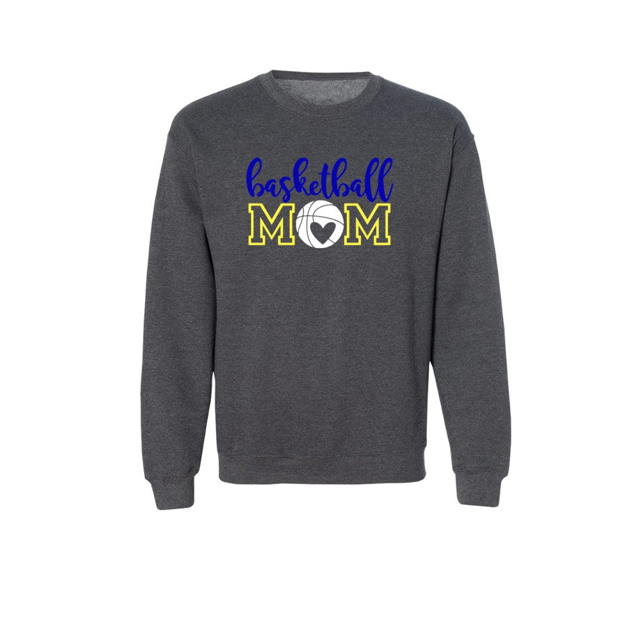 Wildcats Basketball Mom - Crew Sweatshirts