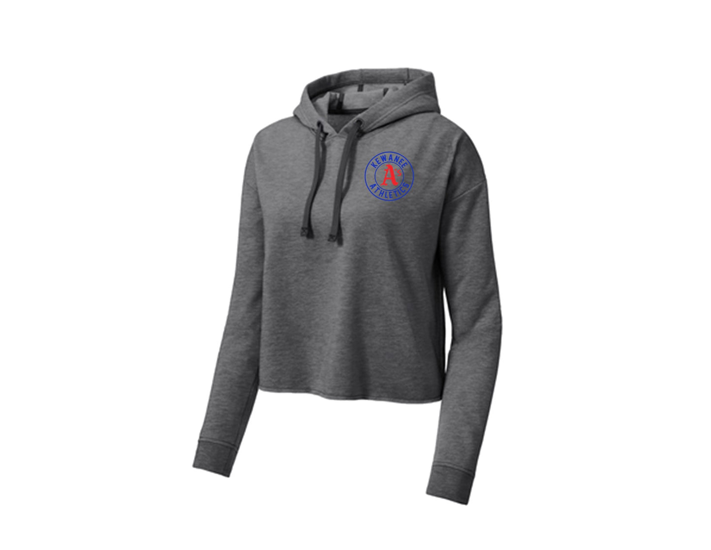 Kewanee A's - Crop Hooded Pullover