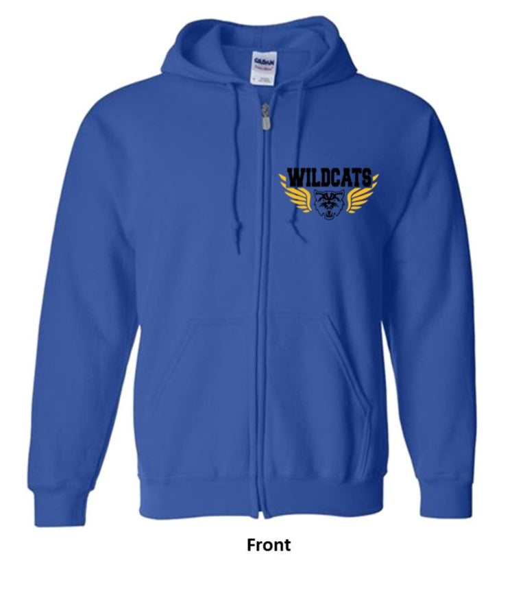 Galva Track and Field warm up - Full-Zip Hoodie - Adult Sizes