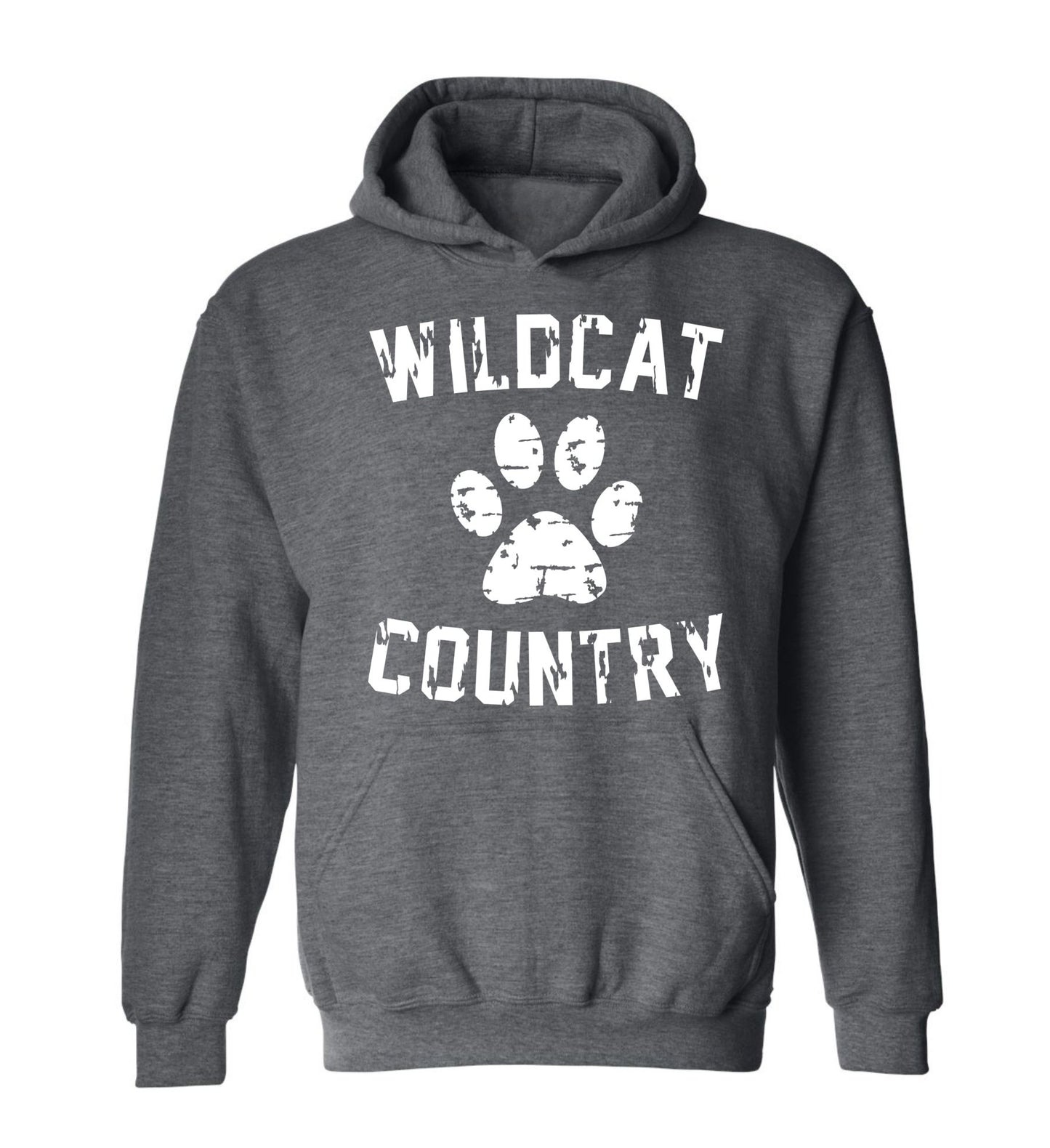 Gildan Brand Hoodie Sweatshirts - Wildcat Country - Black and Greys