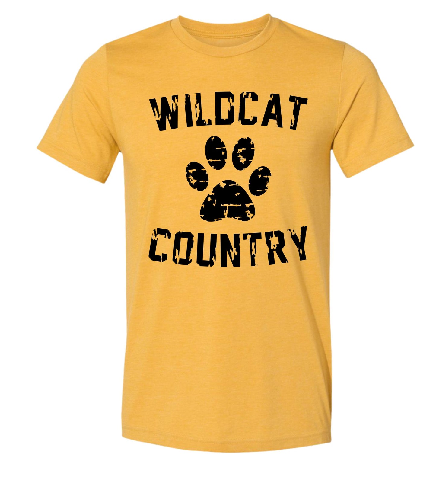 Galva Wildcats - Wildcat Country Tee in Blues and Yellows
