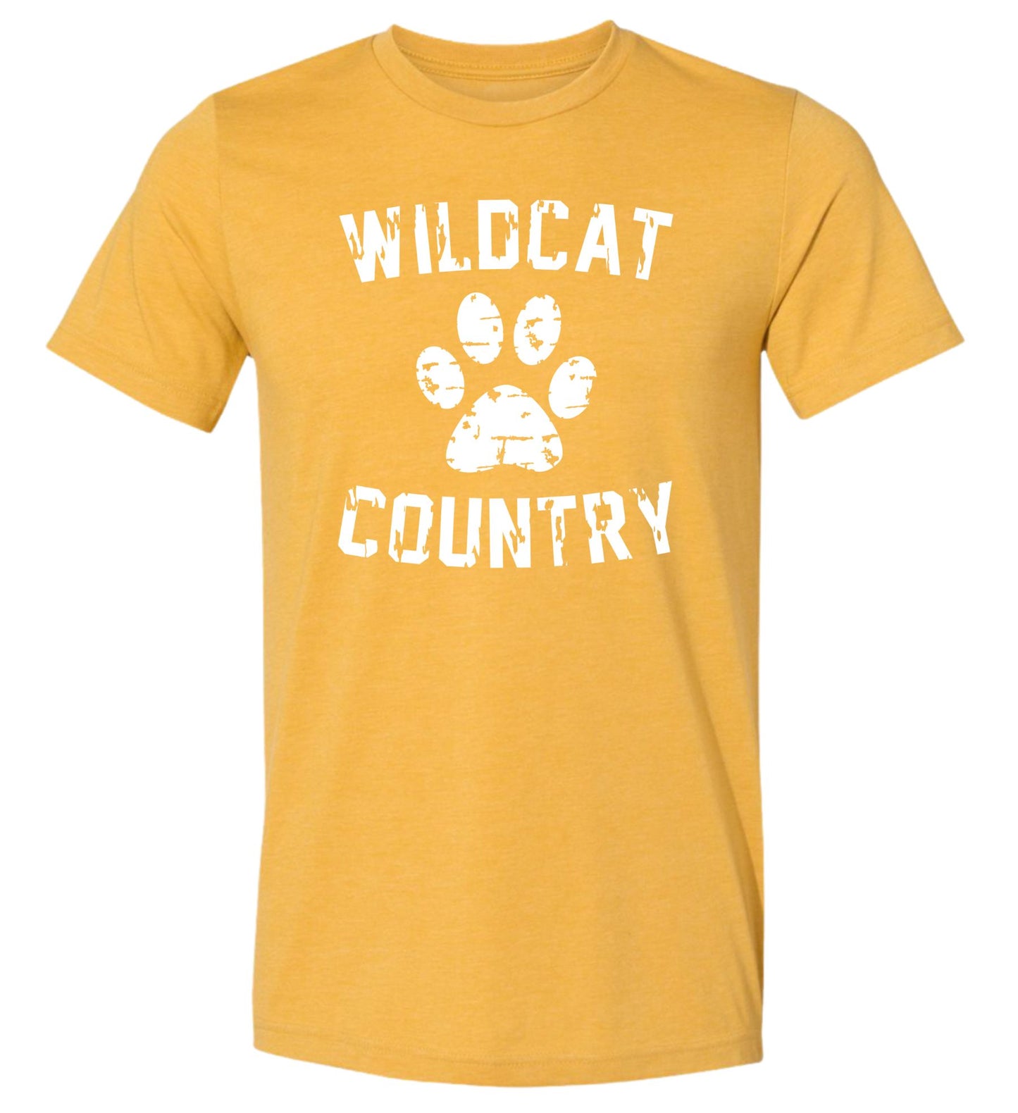 Galva Wildcats - Wildcat Country Tee in Blues and Yellows