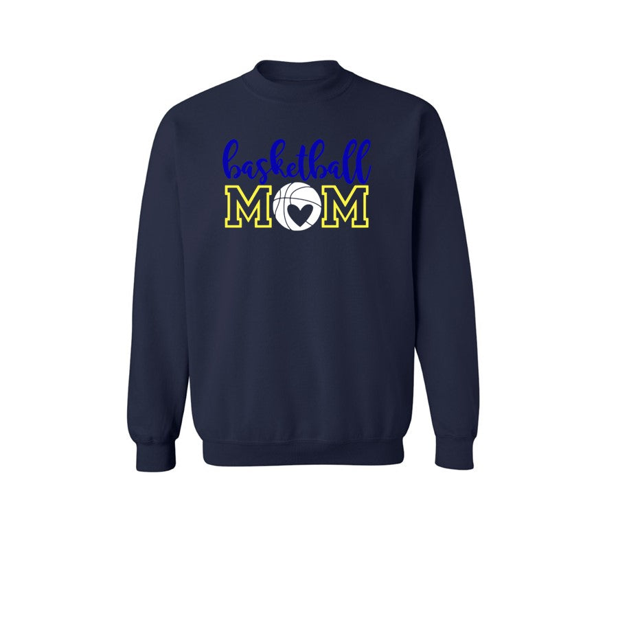 Wildcats Basketball Mom - Crew Sweatshirts