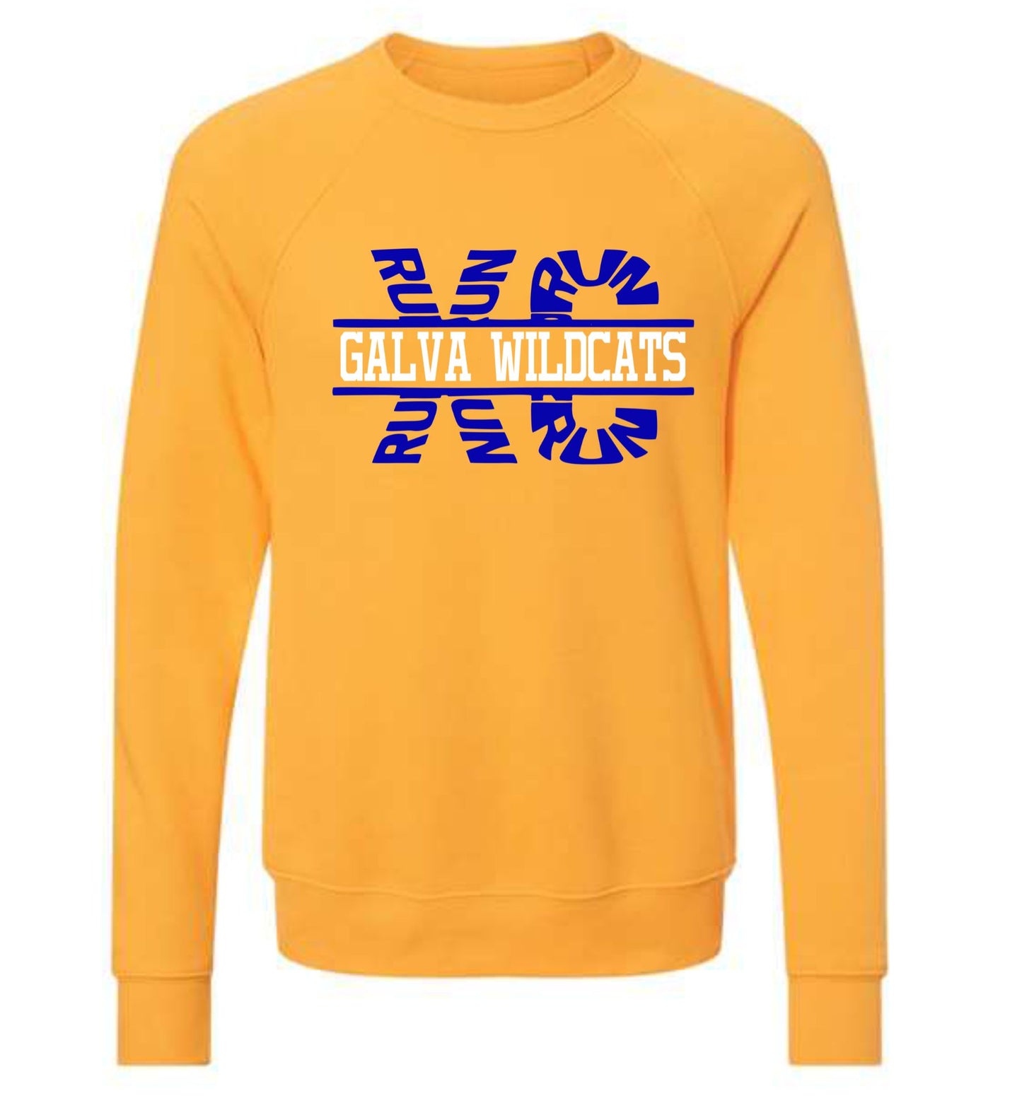 Galva Wildcats Cross Country Run Crew Sweatshirt
