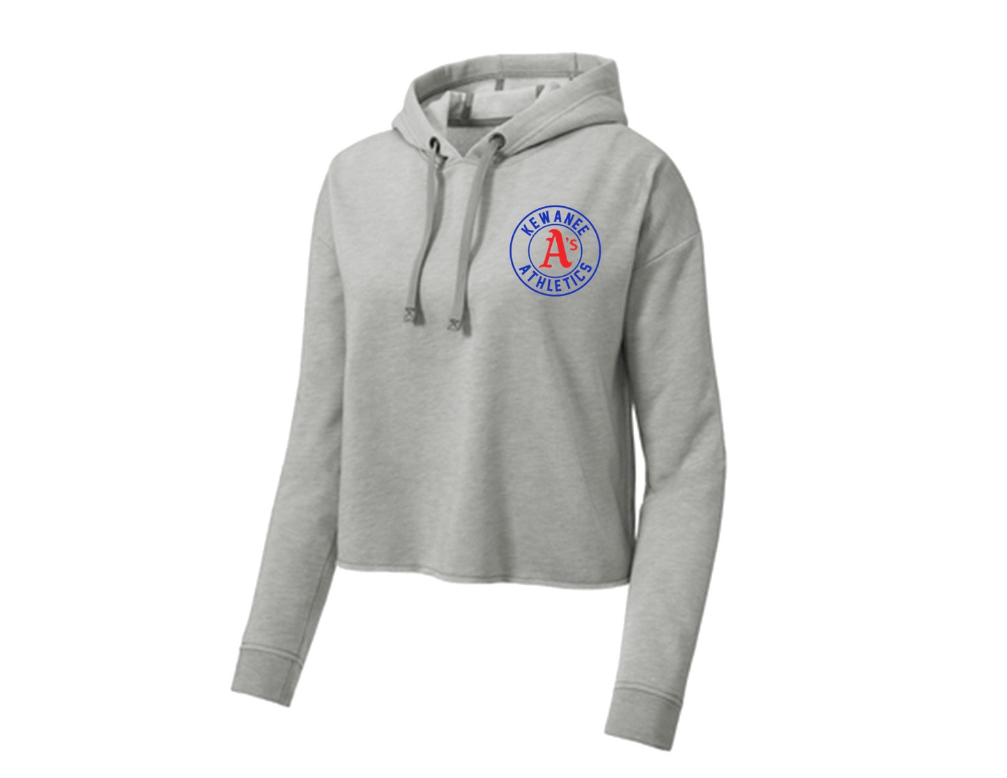 Kewanee A's - Crop Hooded Pullover