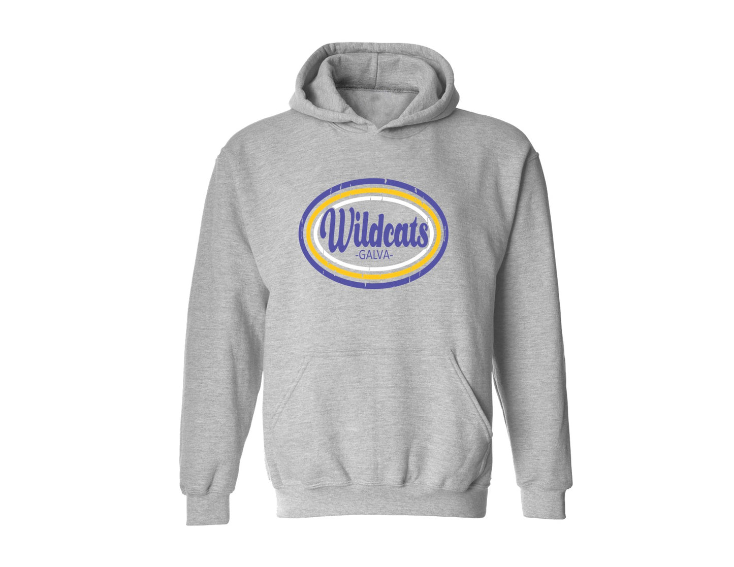 Galva Wildcats - Retro - Hoodie