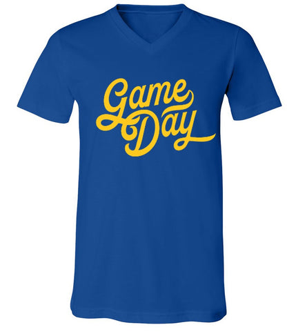 Game Day in Yellow on Royal Blue - Several Styles to Choose From!
