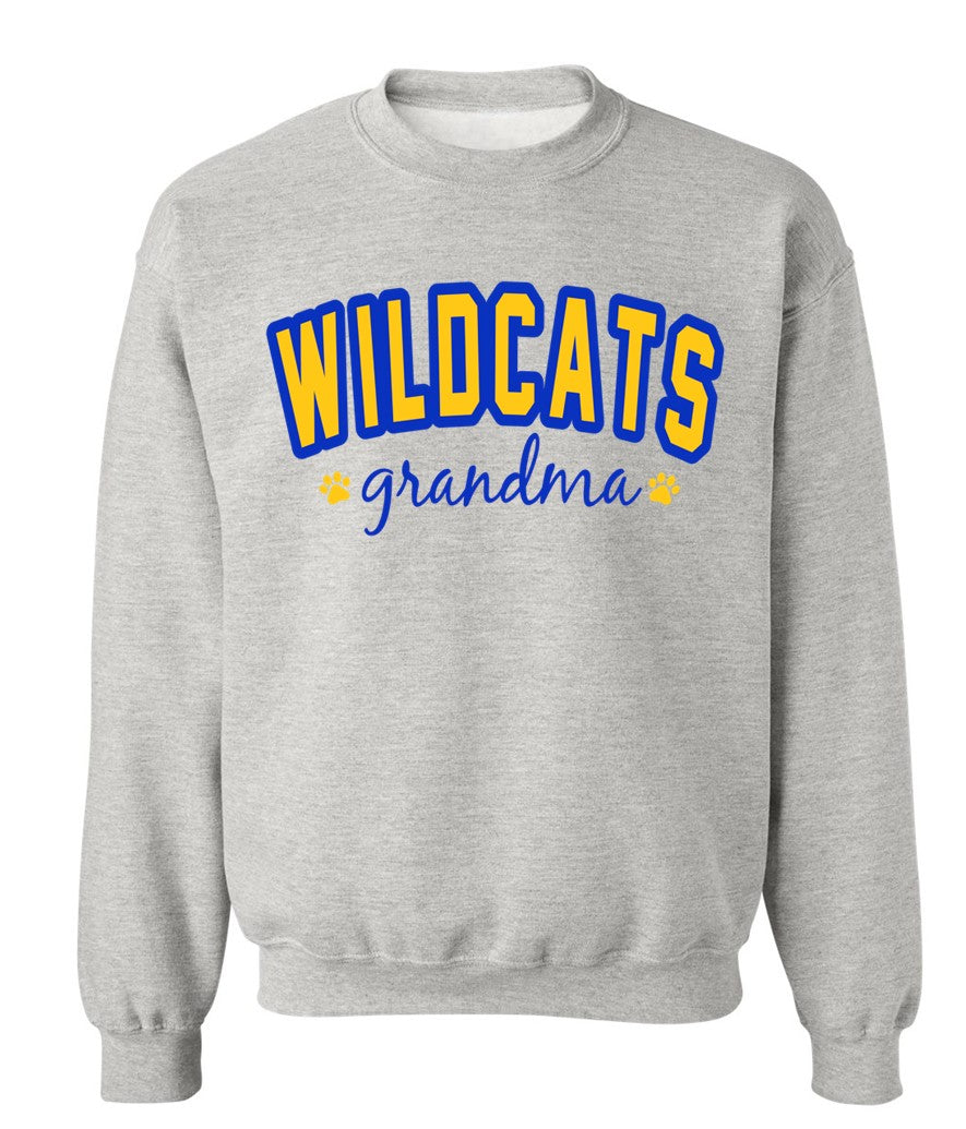 Galva Wildcats Grandma on Grey - Several Styles to Choose From!