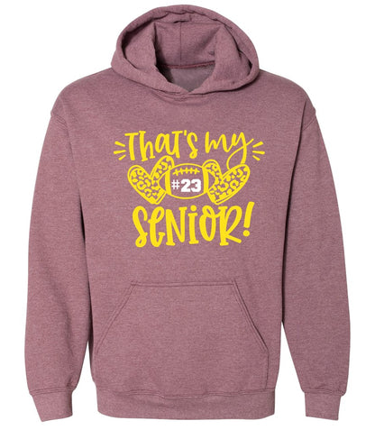 R/W - That's my Senior on Heather Maroon - Several Styles to Choose From!