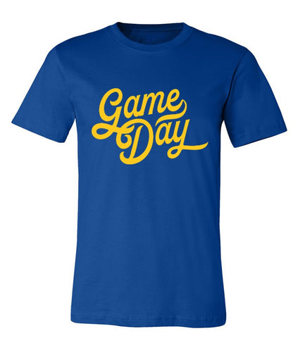 Game Day in Yellow on Royal Blue - Several Styles to Choose From!