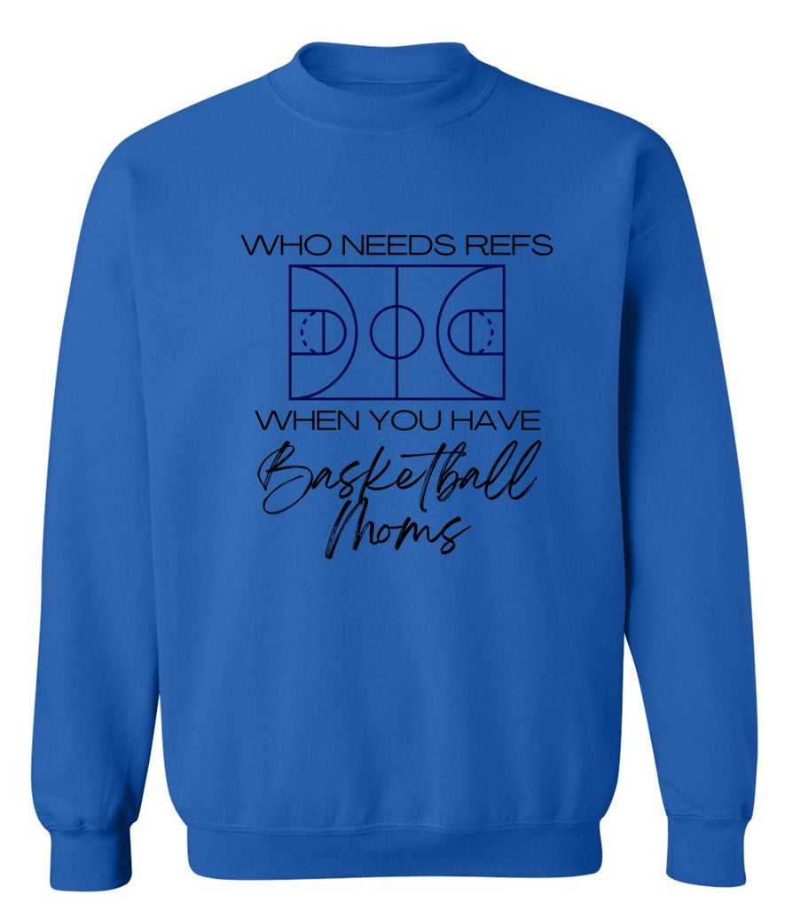 Mom Ref in black on Royal Blue - Several Styles to Choose From!