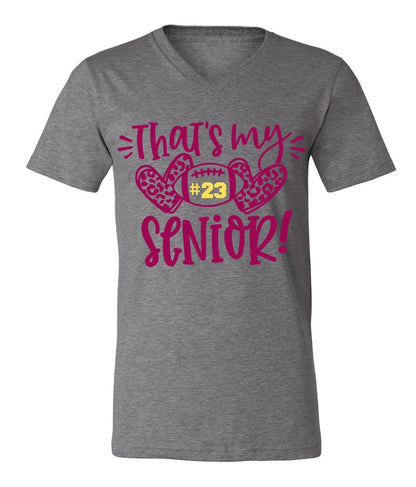 R/W - That's my Senior on Deep Heather - Several Styles to Choose From!