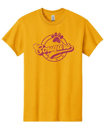 Cougars - on Heather Mustard and Gold - Several Styles to Choose From!