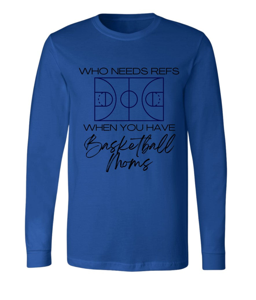 Mom Ref in black on Royal Blue - Several Styles to Choose From!