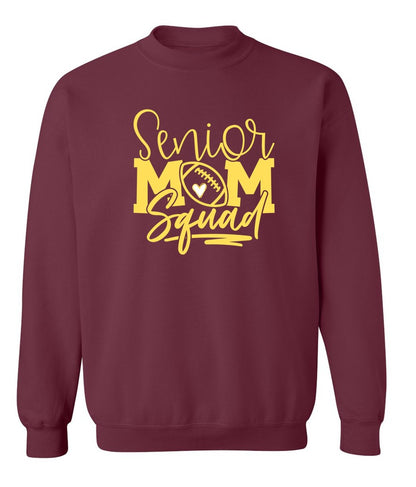 R/W - Senior Mom Squad on Maroon- Several Styles to Choose From!