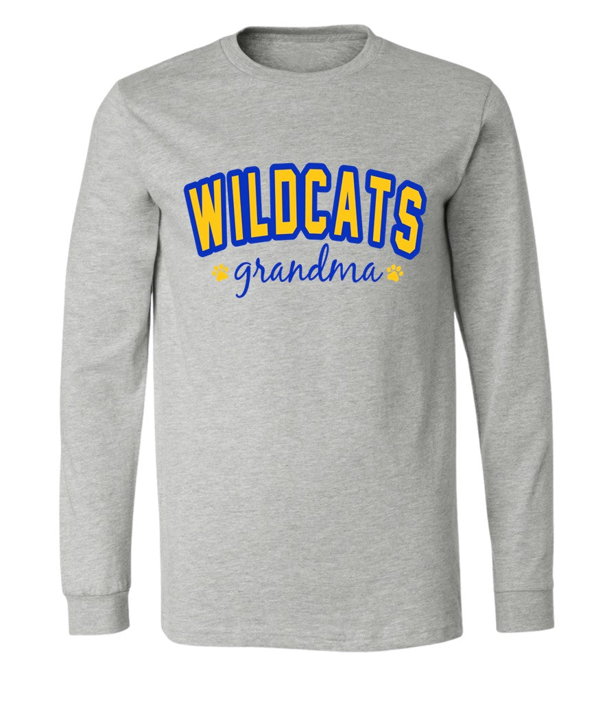 Galva Wildcats Grandma on Grey - Several Styles to Choose From!