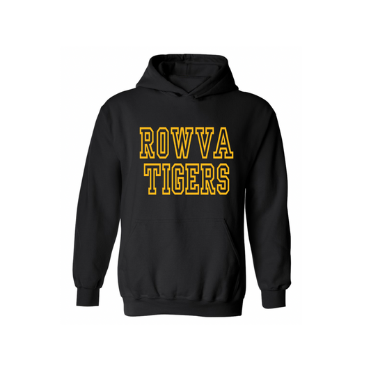 ROWVA Tigers on Black- Several Styles to Choose From!