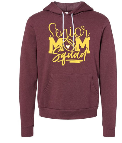 R/W - Senior Squad Mom on Heather Maroon - Several Styles to Choose From!