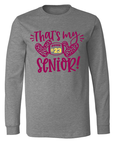 R/W - That's my Senior on Deep Heather - Several Styles to Choose From!