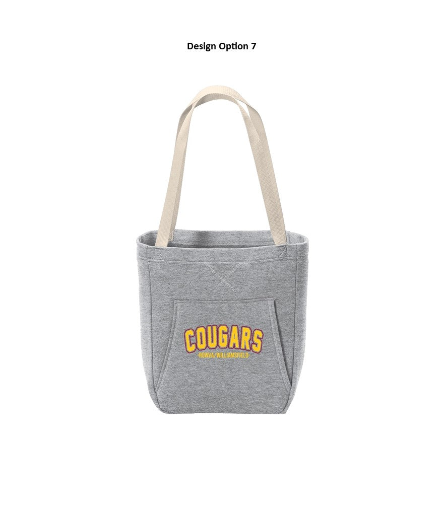 Core Fleece Sweatshirt Tote - Several Designs to Choose From!