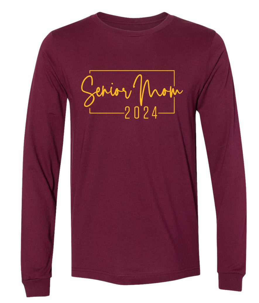R/W - Senior Mom on Maroon- Several Styles to Choose From!